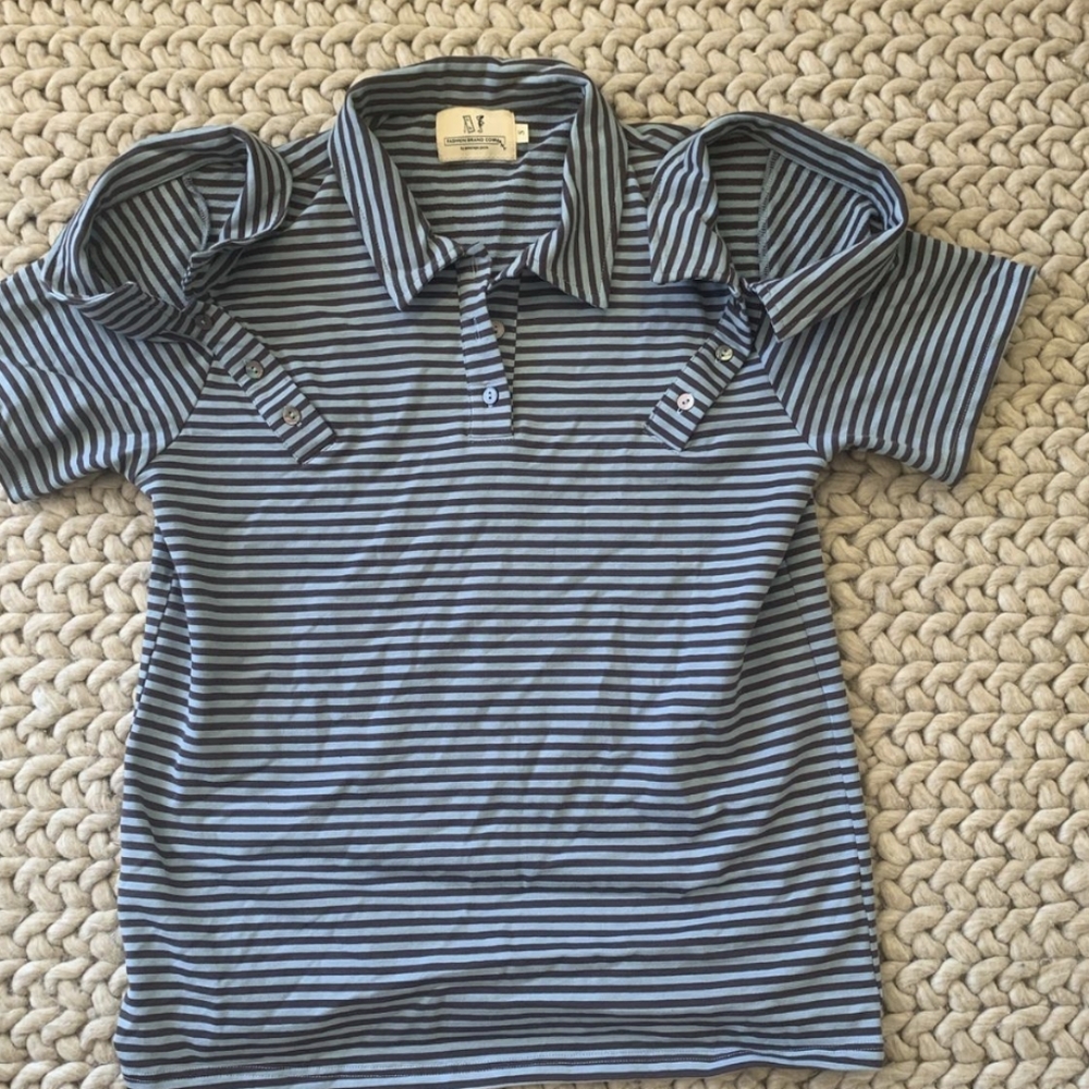 *SOLD* Fashion Brand Company Three Collar Polo Shirt